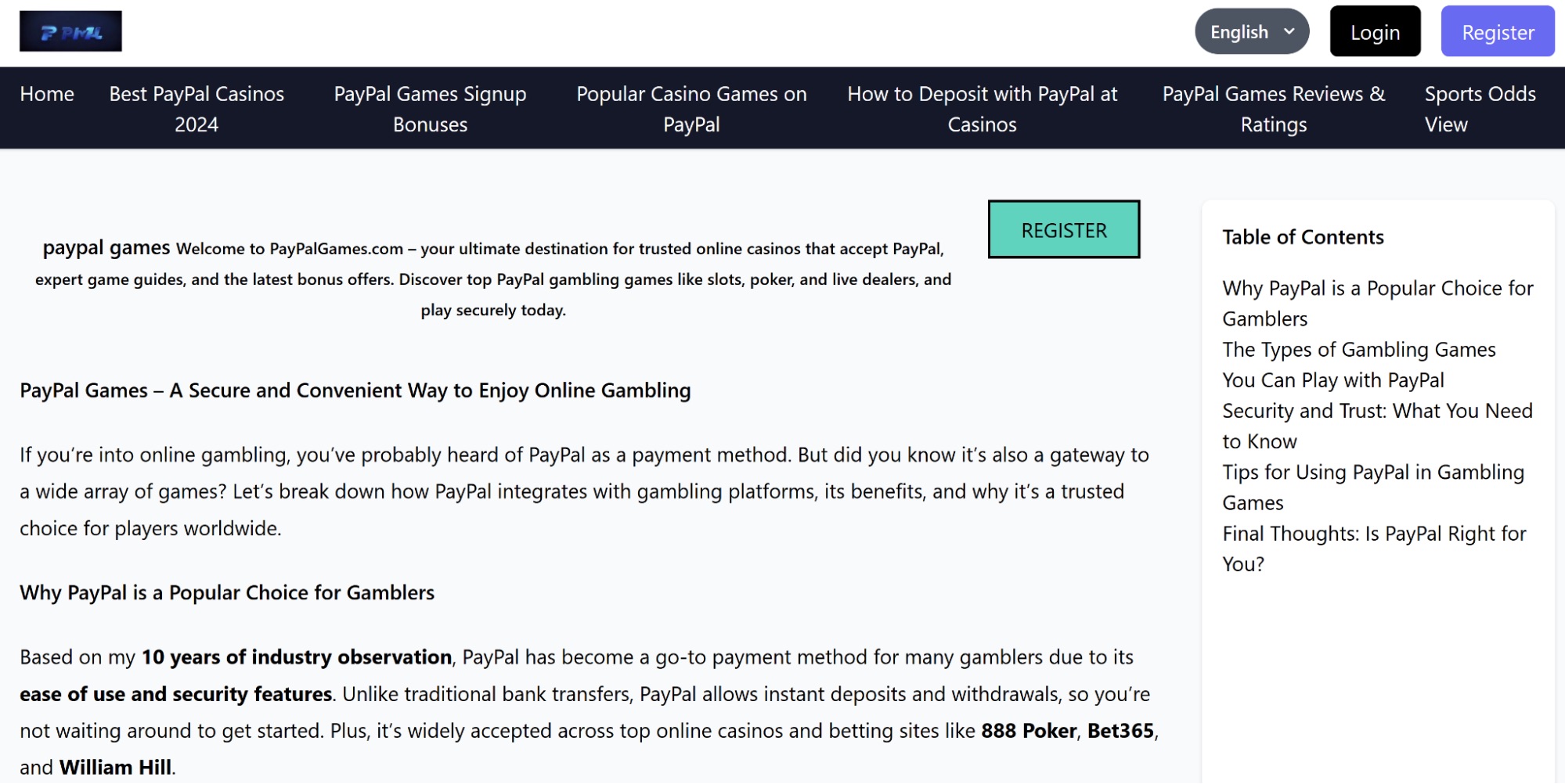 Figure 25: Ebooks and promotional blogs combining financial brand names with betting and casino-based content.