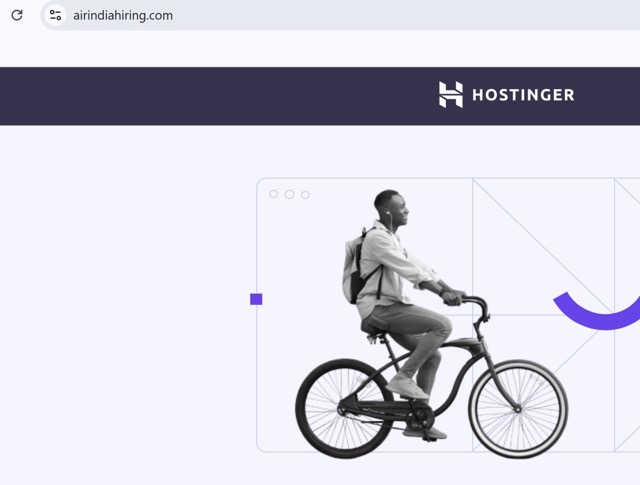 Figure 1 - Hiring-related fake airline domains exhibiting “under construction” status or an authentication barrier to prevent suspicious users from gaining access