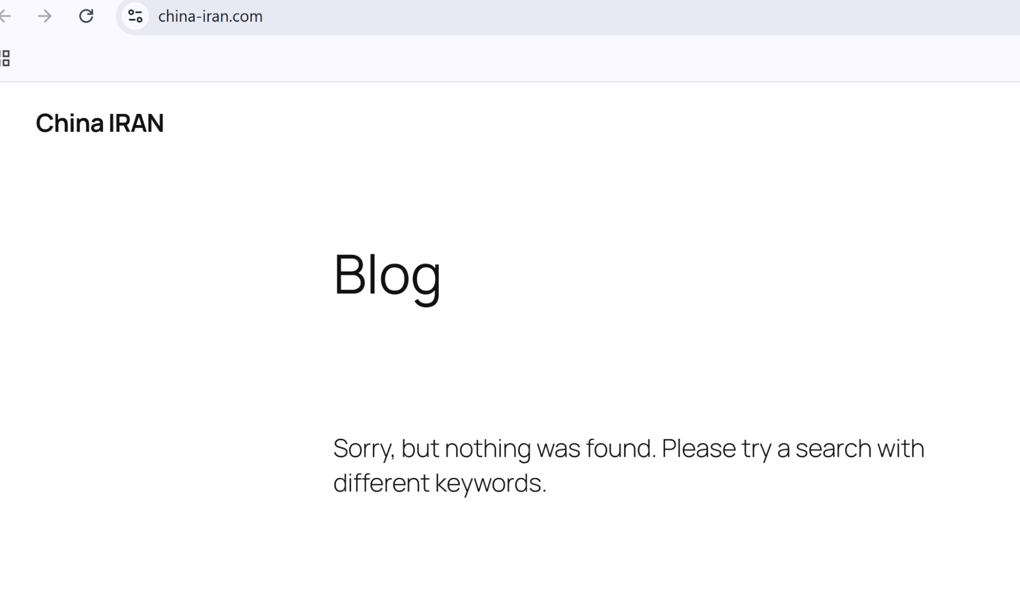 Figure 5 - China and Iran-linked domains were pre-registered without any active content