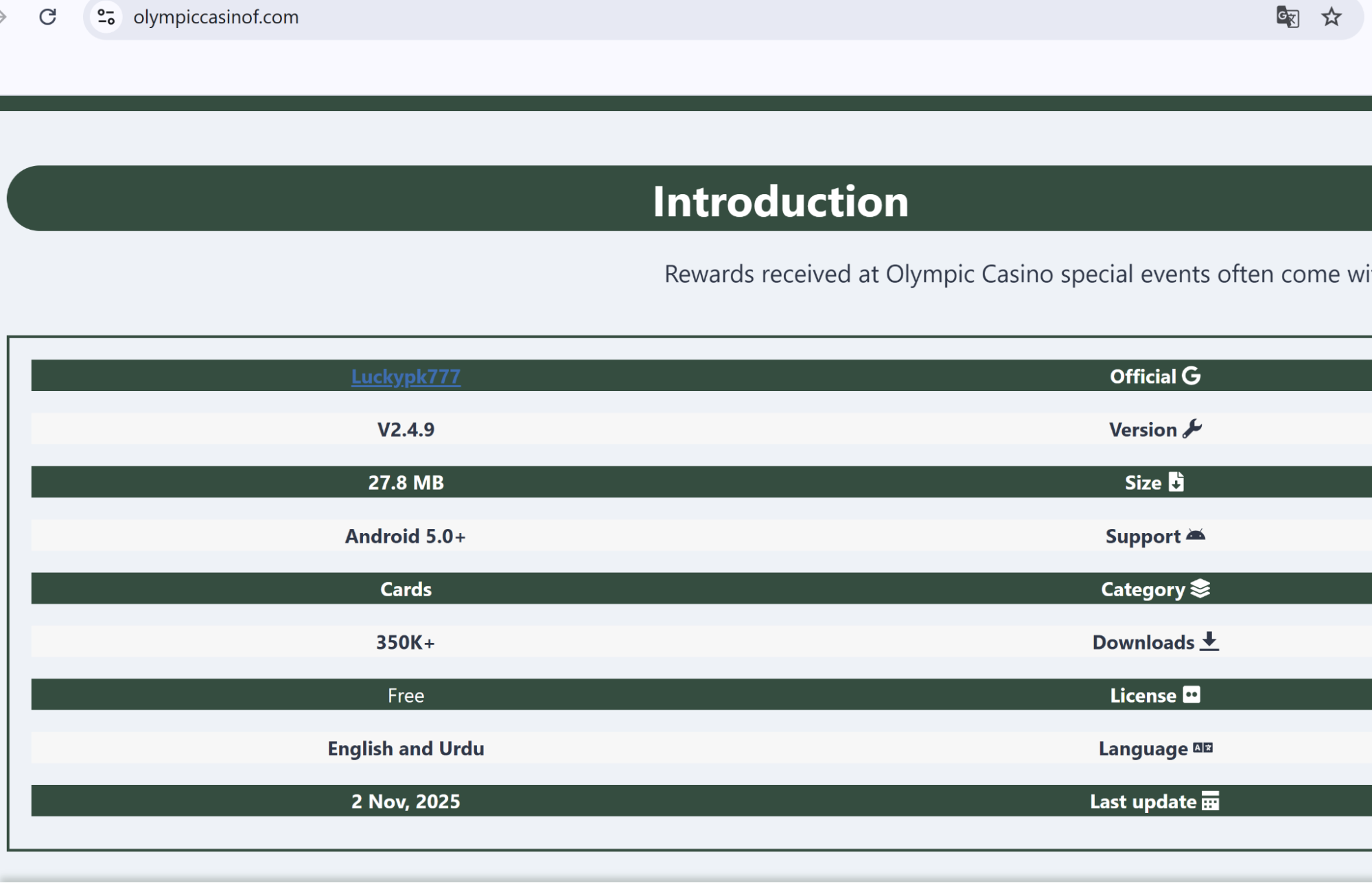 Figure 4 - Fake domains leveraging “Olympics” keyword to promote gambling apps and reward-based betting