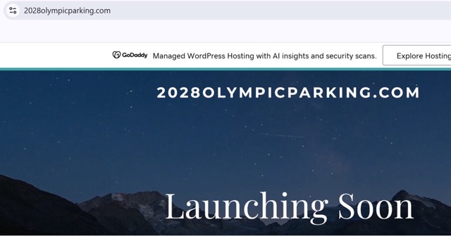 Figure 8 - Under construction domains as a part of pre-registered infrastructure targeting 2028 Olympics event