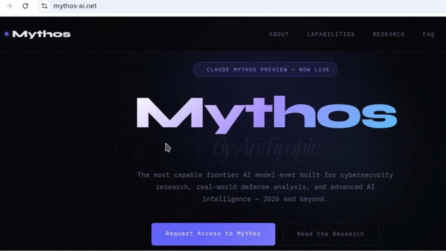 Figure 1 - Threat actors actively registering combined keywords using “Mythos” and “cyber” to set up perceived legitimate businesses