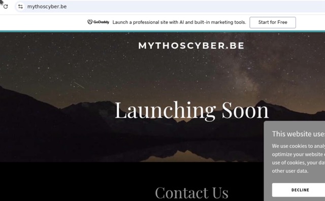 Figure 2 - Threat actors actively registering combined keywords using “Mythos” and “cyber” to set up perceived legitimate businesses