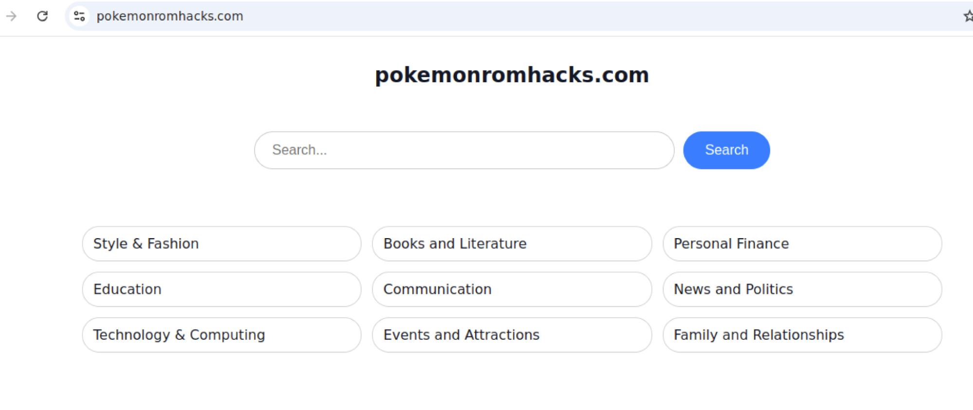 Figure 11 - Initial lure domain observed within the campaign chain leveraging the keyword Pokemon ROM Hacks