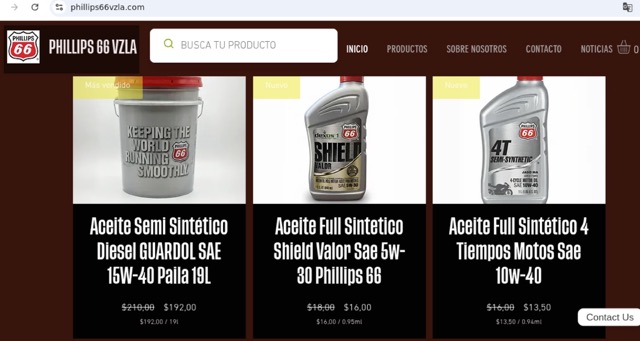 Figure 3 - Sale of energy-sector-related products through a fake website has significant risks to both consumers and brand owners