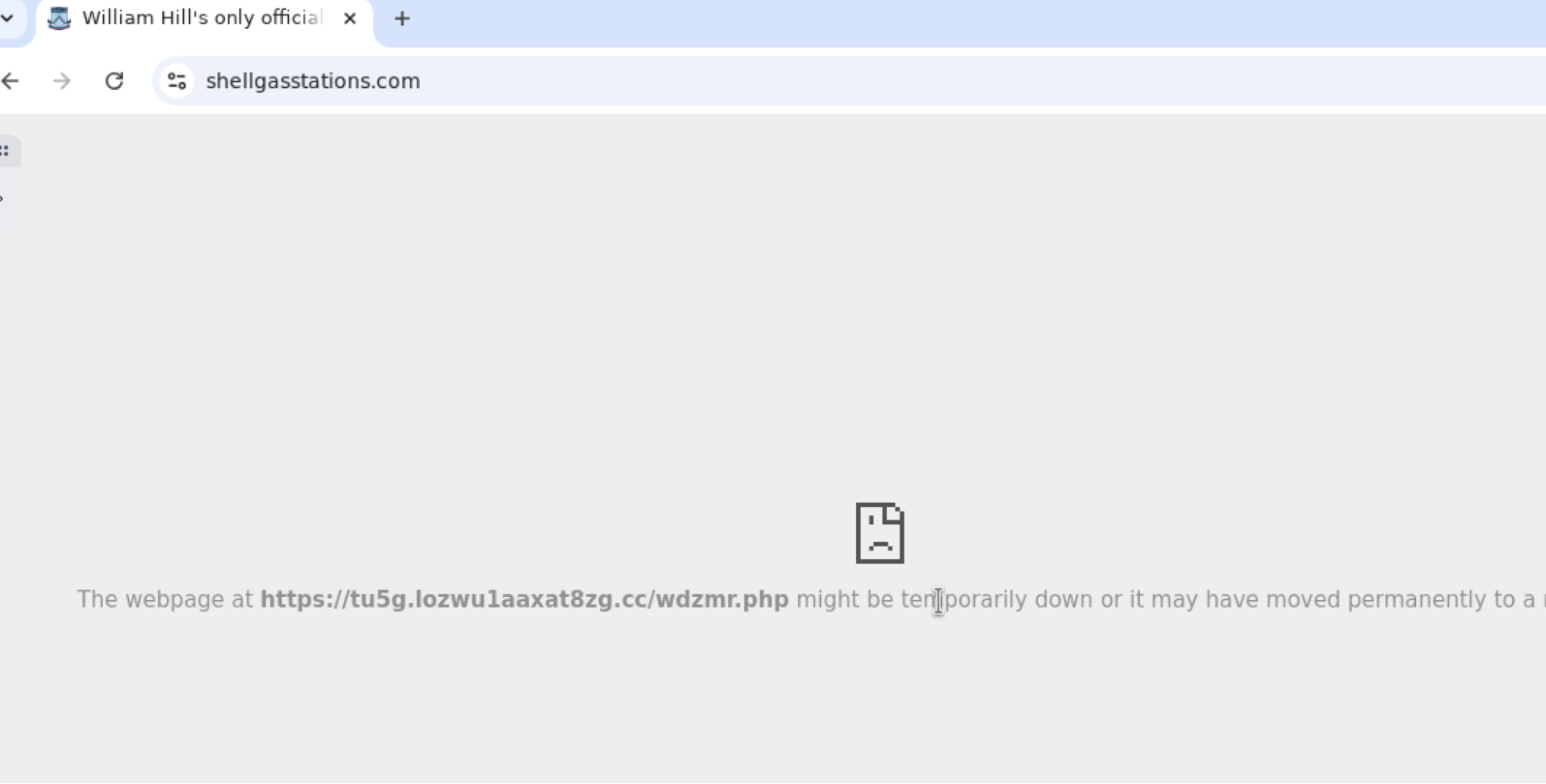 Figure 6 - Multi-stage redirection chain involving the energy-themed domain shellgasstations[.]com