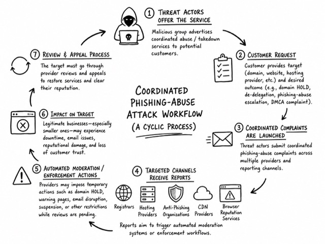 coordinated phishing abuse attack workflow