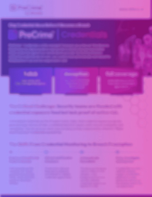 precrime credential
