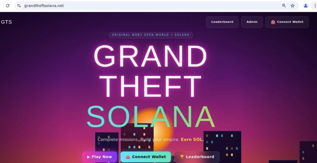 Figure 5 - GTA-VI themed crypto platforms often lead to wallet connect scams on verified sites